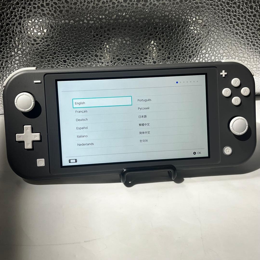 【完品】Switch Lite グレー 本体スイッチライト 動作良好