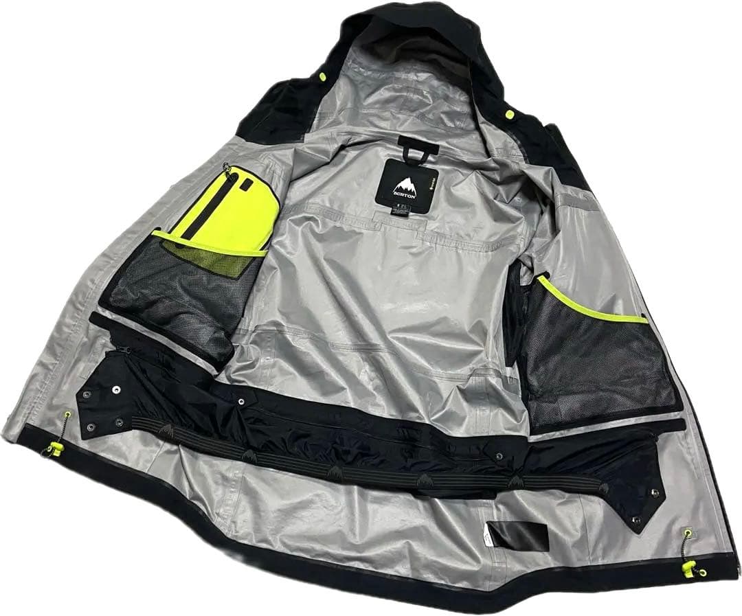 バートン ゴアテックス マウンテンパーカ 黒 Mスノボジャケット スノーウェア