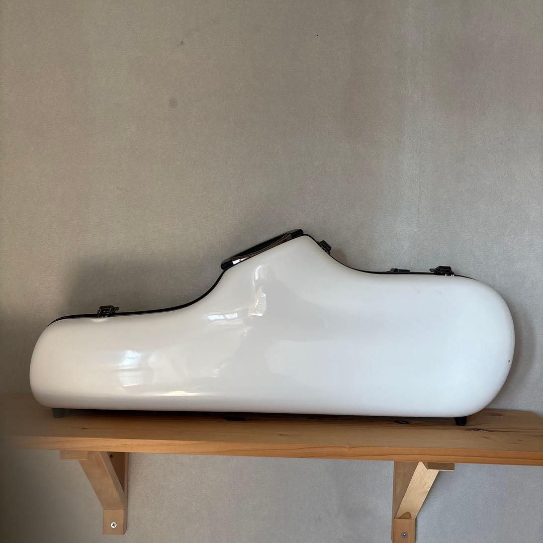 アルトサックスケース ホワイトハードケース