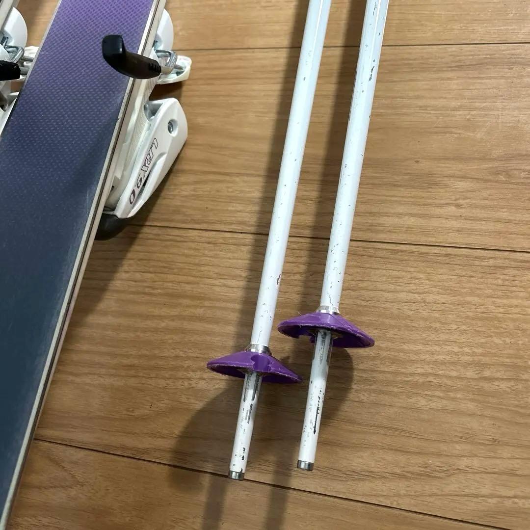 HEAD レディース スキー板 142 ストック107 セット