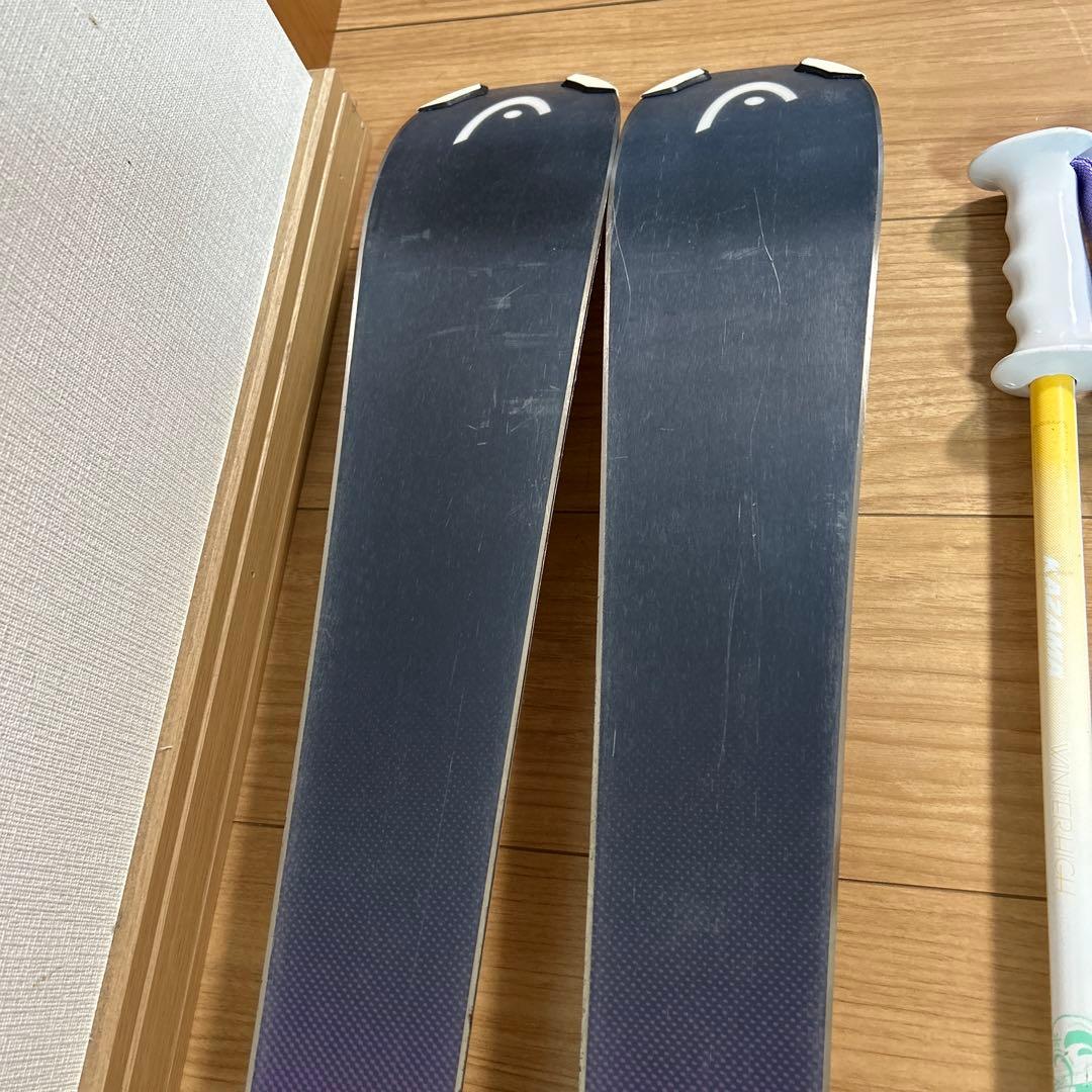 HEAD レディース スキー板 142 ストック107 セット