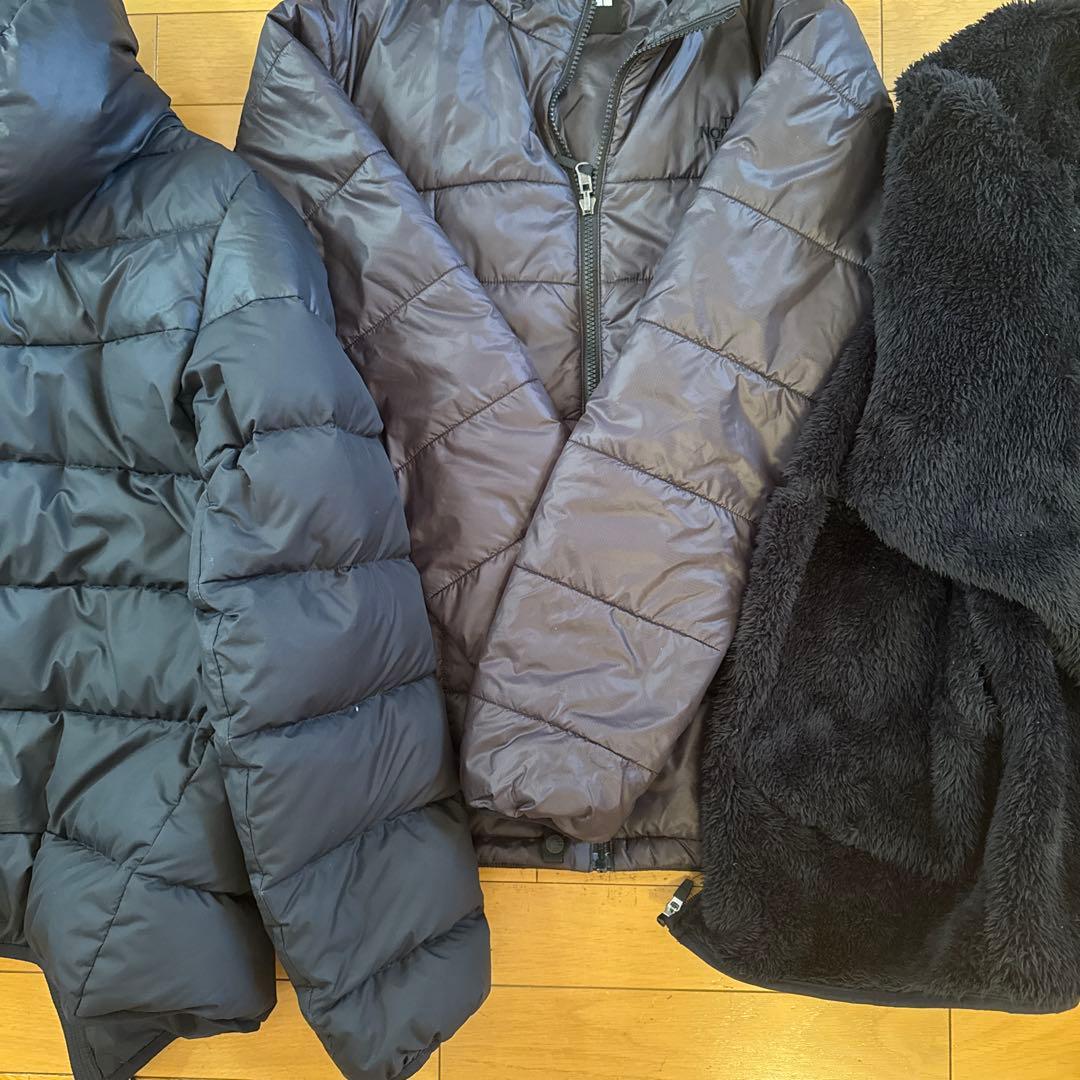 ノースフェイス ダウンジャケット M 黒 ジップインジップ インナー ブラック