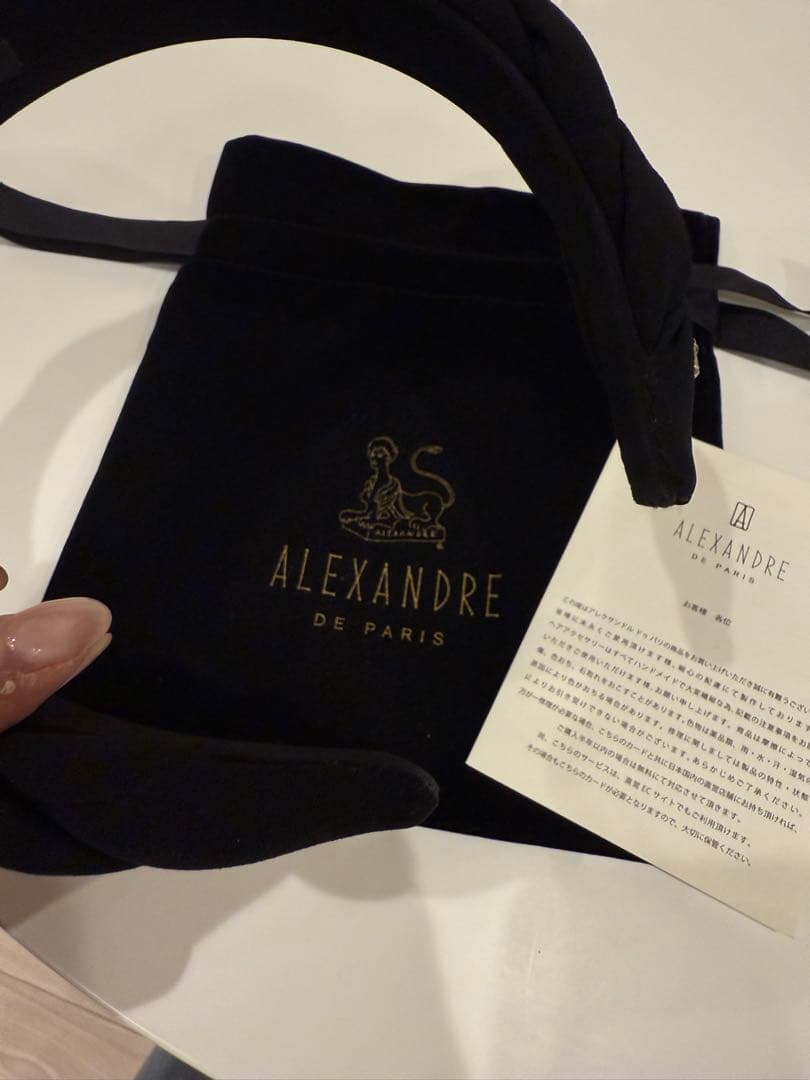 ALEXANDRE DE PARIS シルクカチューシャ