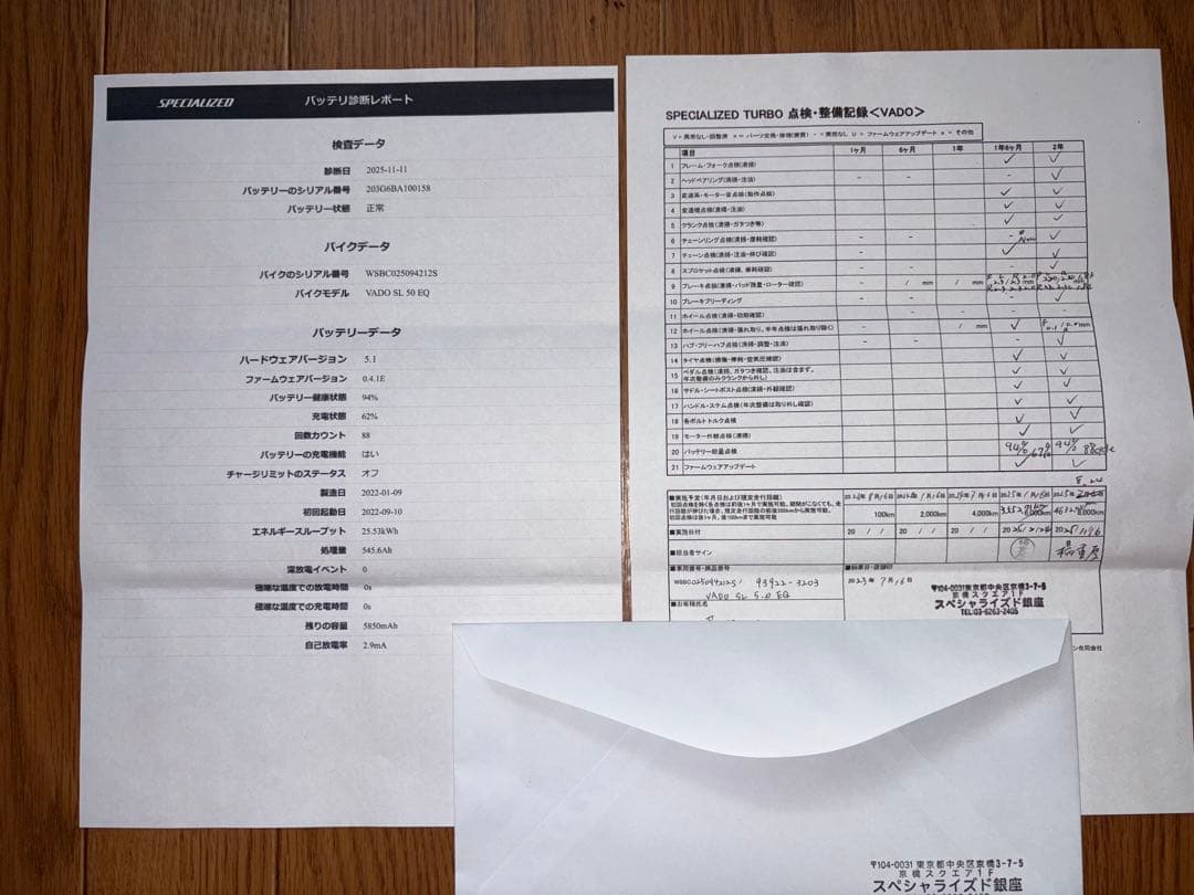 スペシャライズドeバイク Turbo Vado SL 5.0 EQ(2023年)