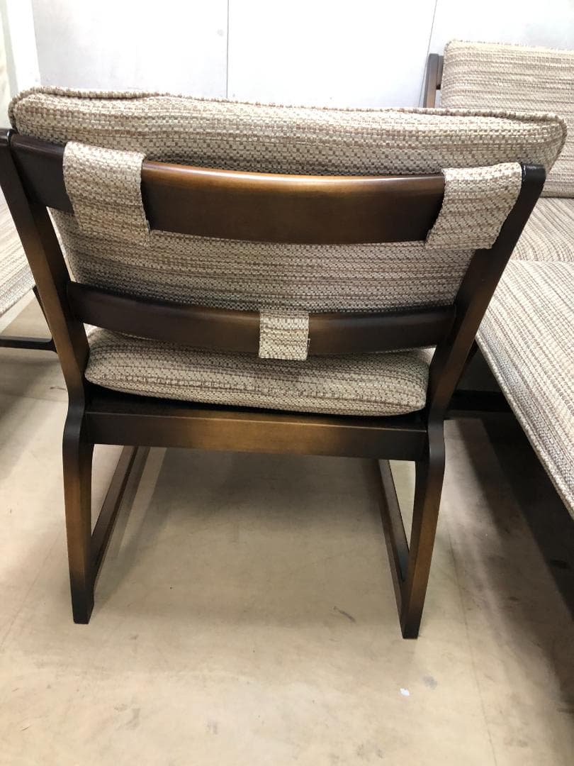 ナフコ ホノカ リビングダイニング 6点セット ブラウン 250325-1