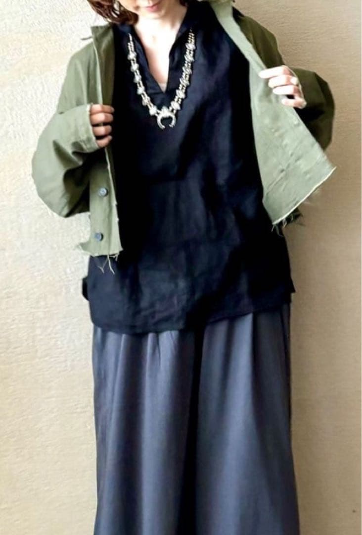 イタクルーズ カーキ ミリタリージャケット F