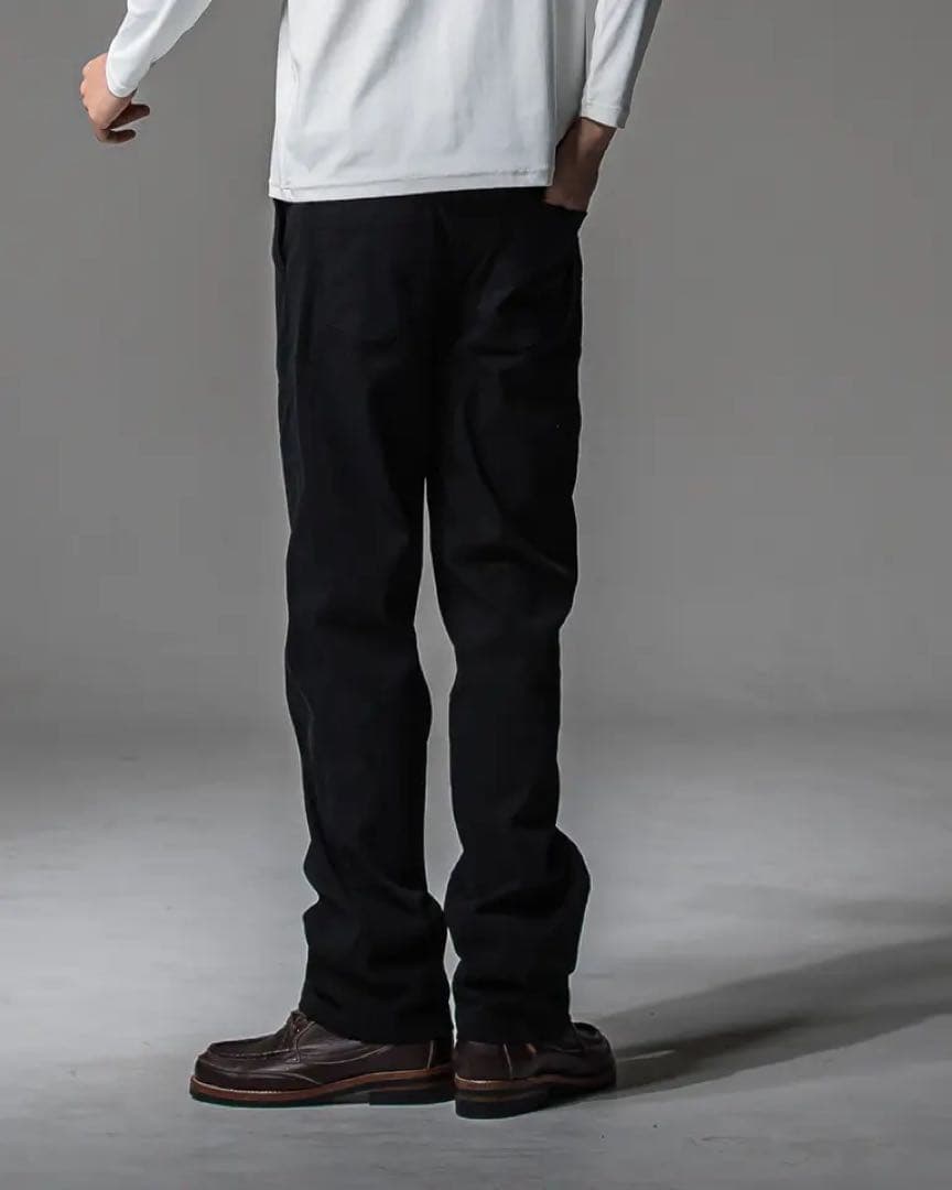 新品未使用 リサウンドクロージング デニムジャージ ワイドパンツ ブラック 新作