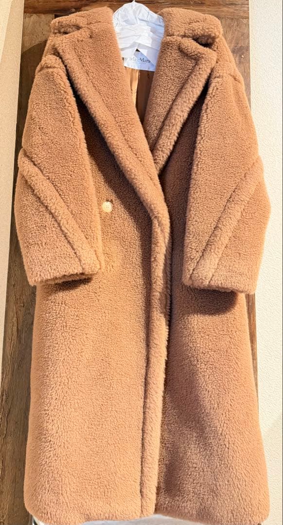 クリーニング済【Max Maraマックスマーラ】テディベアコート