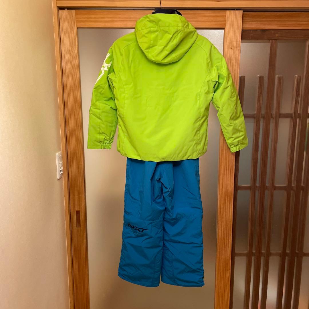 美品》ミズノ Mizuno N-XT スキーウェア 子ども用 140 スキーウェア