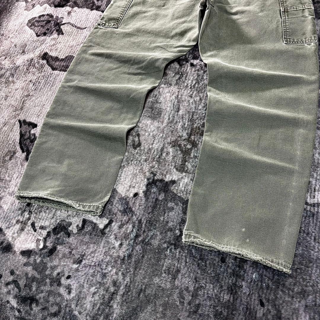 コメ欄セール！ 希少モスグリーン◎ダブルニー雰囲気系Carhartt B136