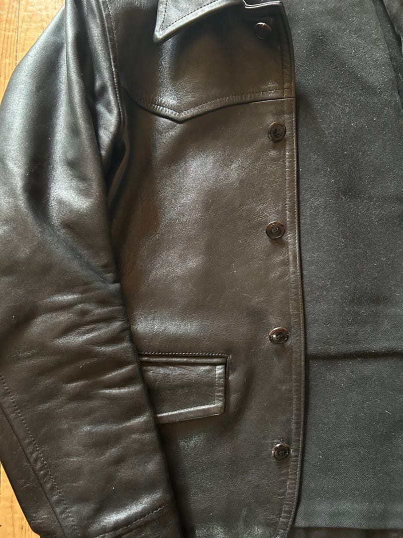 GANGSTERVILLE/ギャングスタービル】「30's Car Coat”Horse Hide