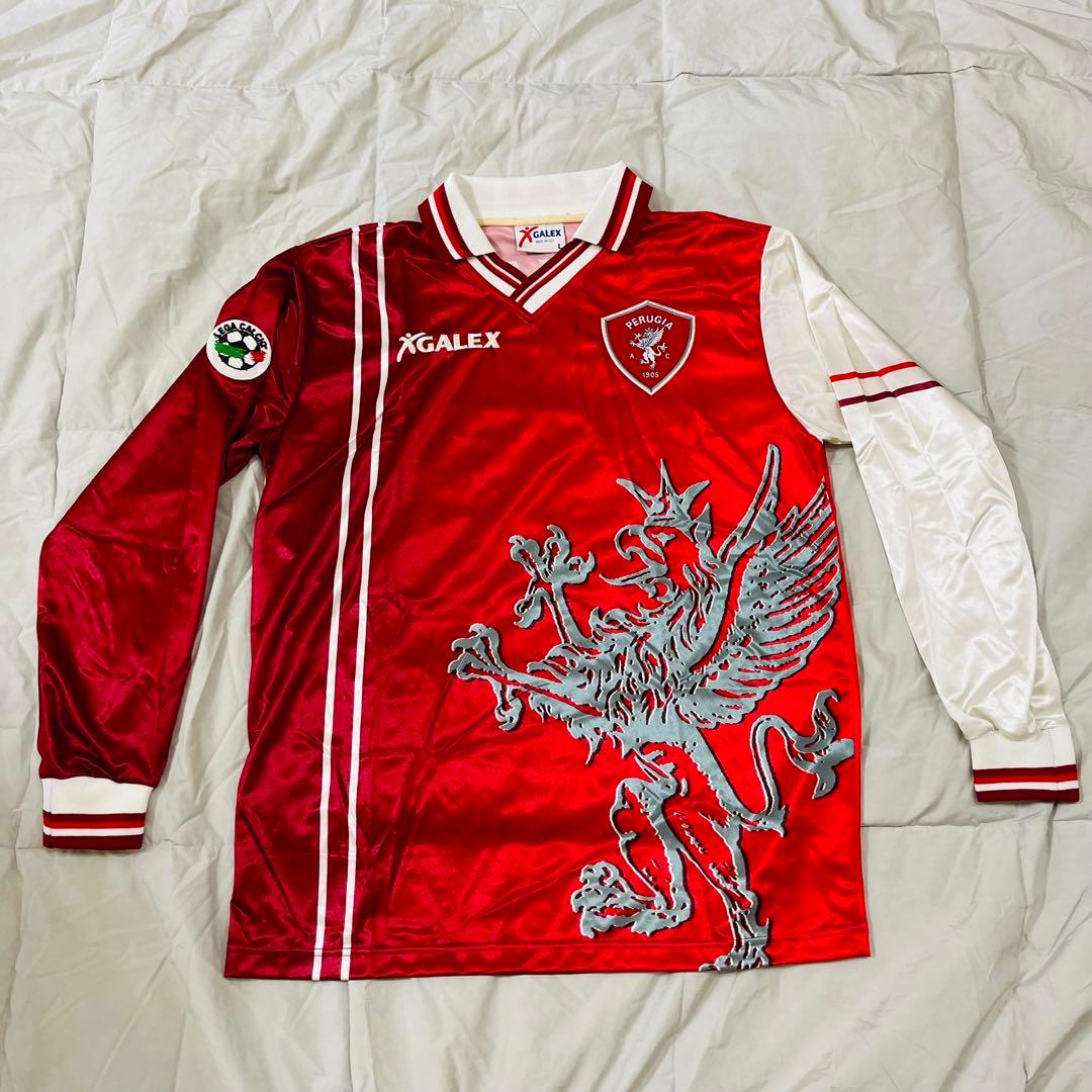 超希少品】98' 中田英寿 セリエA ペルージャ ユニホーム 長袖 Lサイズ