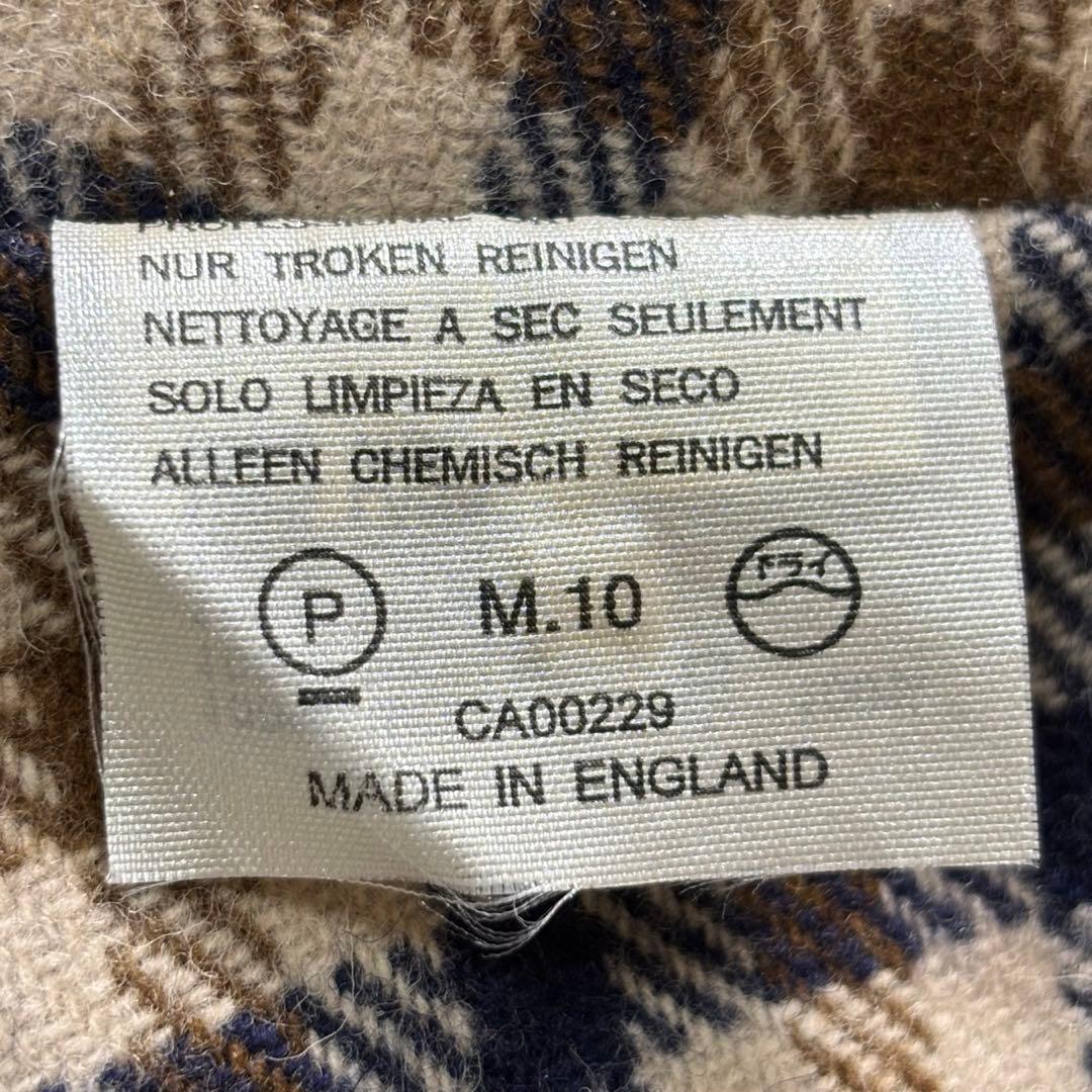 良品✨アクアスキュータム ステンカラーコート 英国製 ライナー付き マキシ丈 L