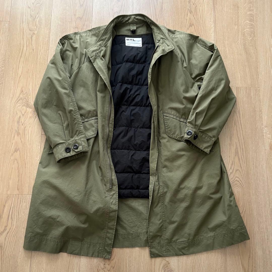 MHL. ダウンライナー付き モッズコート