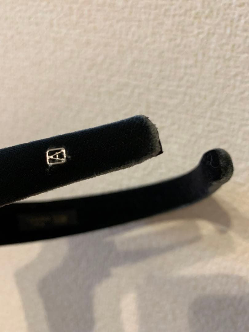 ALEXANDRE DE PARIS カチューシャ 2.5cm グレー