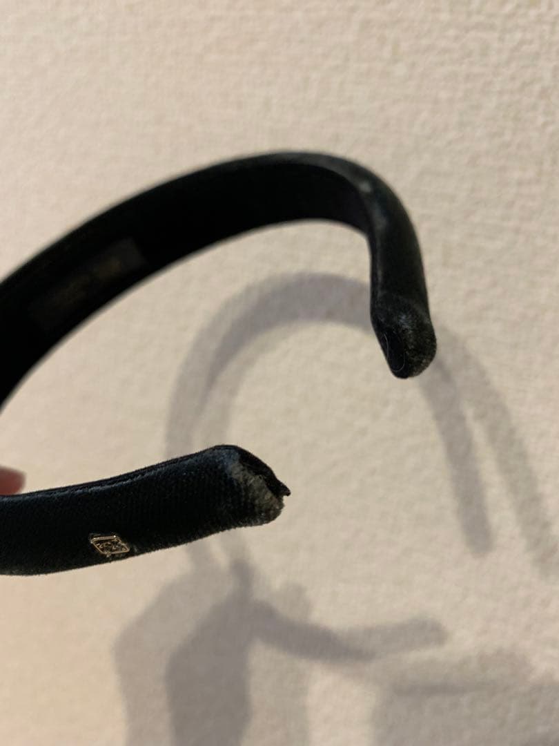 ALEXANDRE DE PARIS カチューシャ 2.5cm グレー