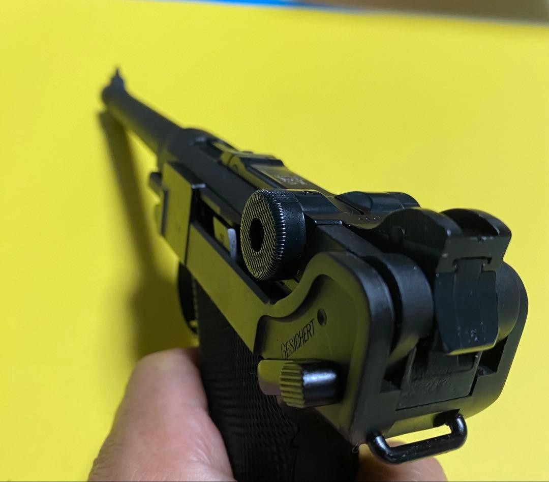 【新品 ガス未注入】LUGER P08 ガスピストル HW 6inch
