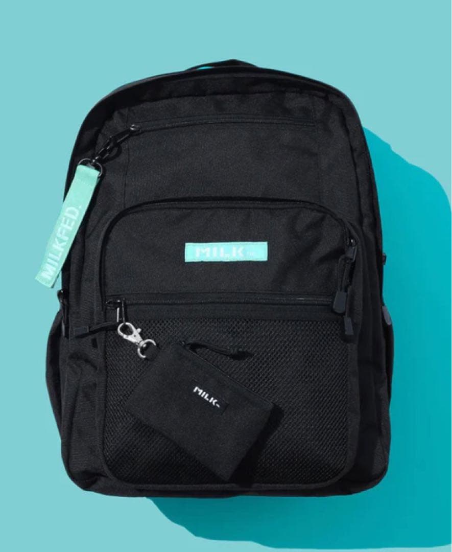 新品　限定品　MILKFED. ミルクフェド　バックパック　ライトグリーン