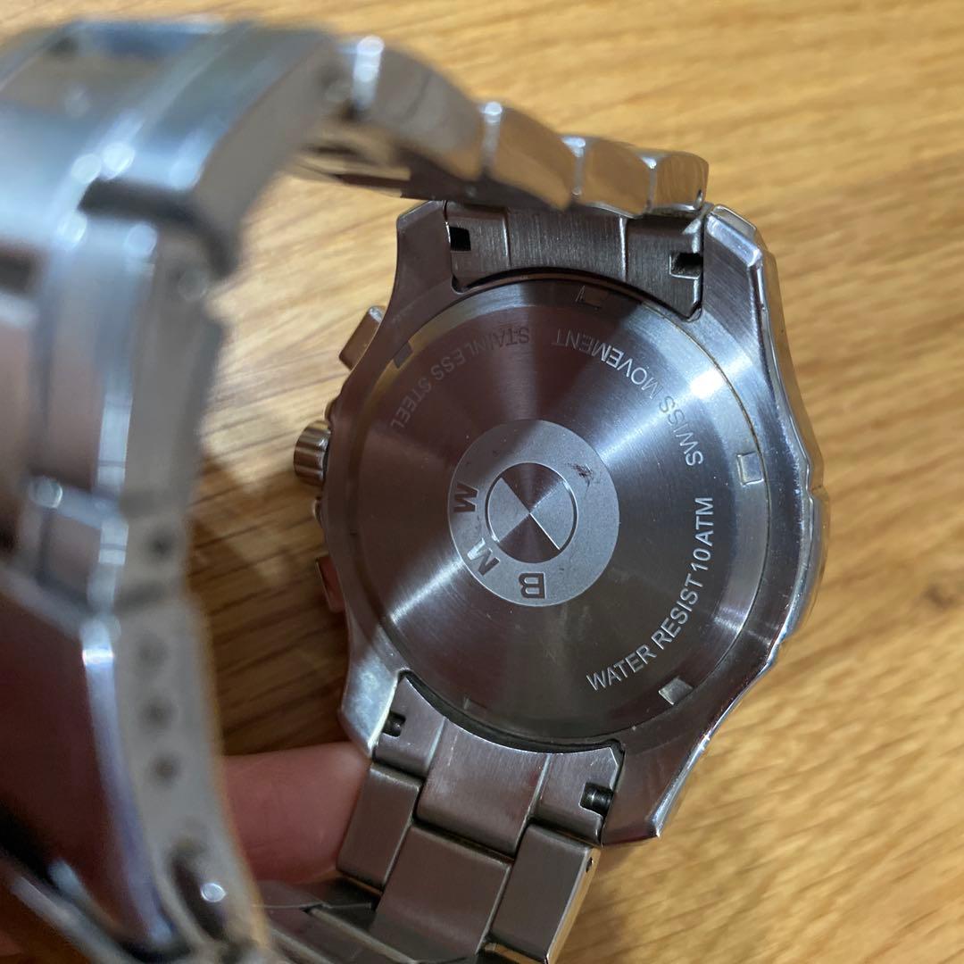 BMW クロノグラフ時計 ステンレススチール