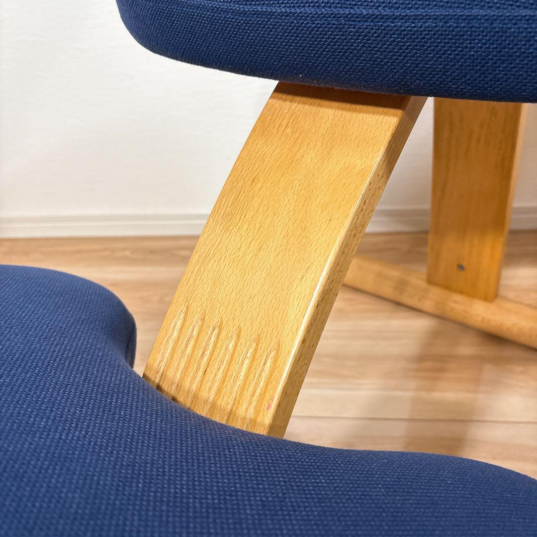 ✨良品✨ バランスチェア バランスイージー ネイビー 取扱説明書付き 送料無料