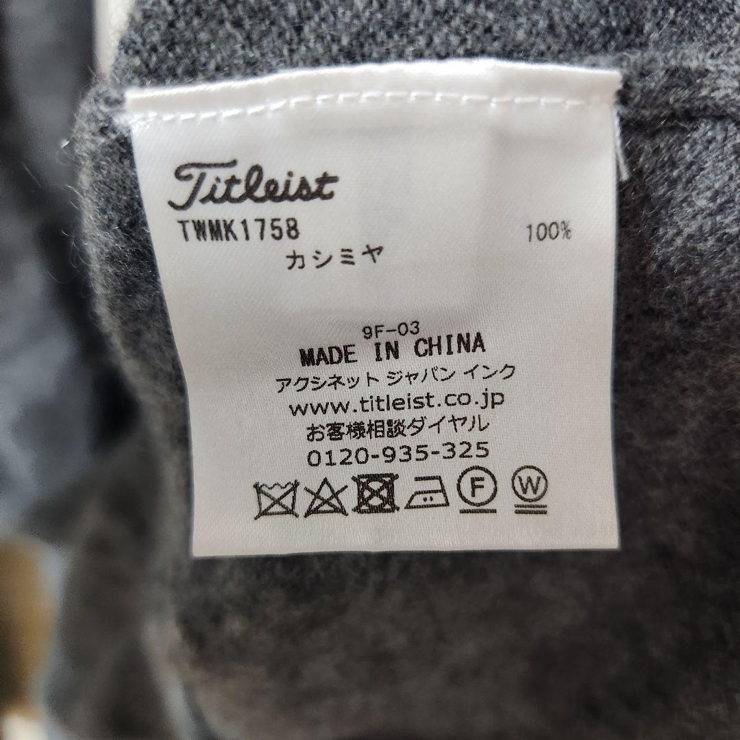 【新品タグ付】Titleist タイトリスト カシミヤ100% セーター L