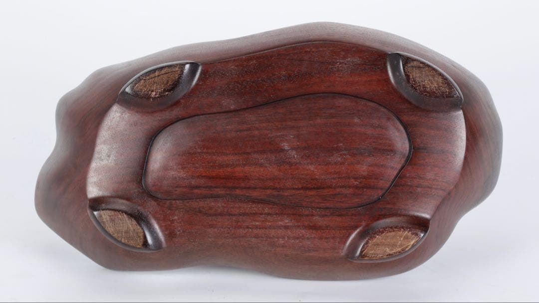 岐阜県産【土岐石】8.5kg 共箱付 台座付 水石 鑑賞石 天然石 美石 飾石