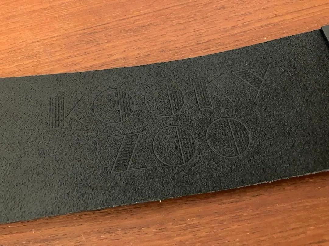 根岸さん着用　kooky zoo ベルト　ロンハーマン　ブラック