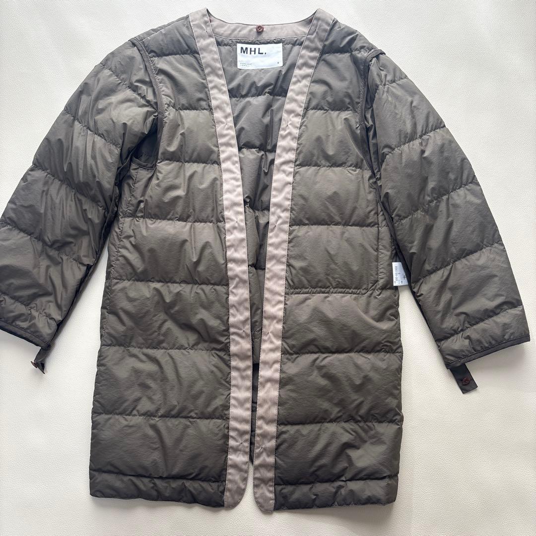 ✨MHL.エムエイチエル ライナー付き ステンカラーコート　ベージュ