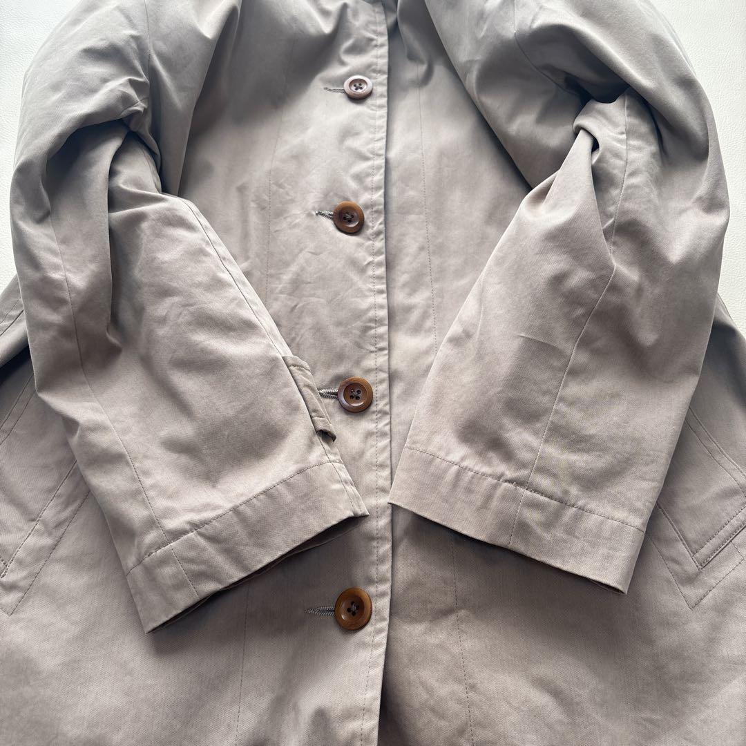 ✨MHL.エムエイチエル ライナー付き ステンカラーコート　ベージュ