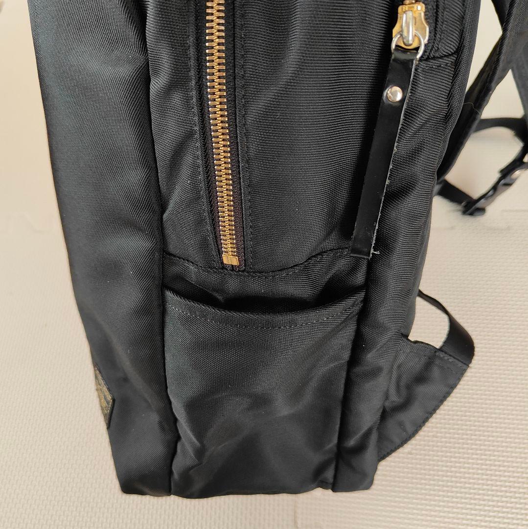 ポーターガール シア リュック デイパック　2層式　A4収納 黒 PC