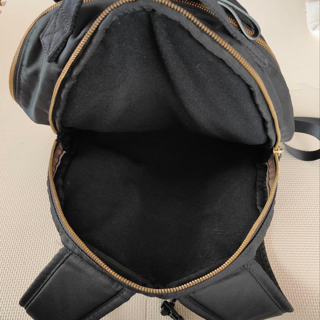 ポーターガール シア リュック デイパック　2層式　A4収納 黒 PC