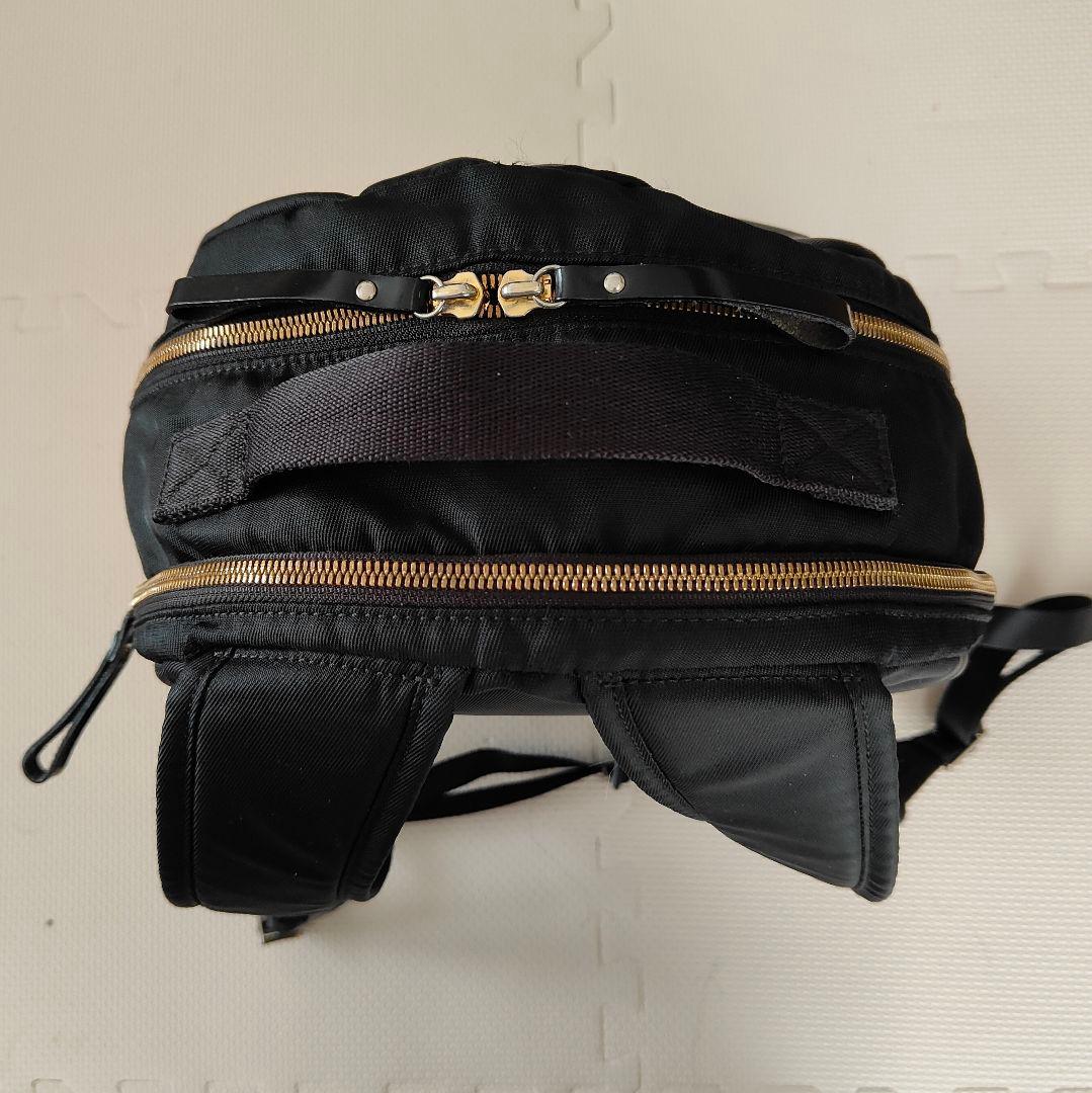 ポーターガール シア リュック デイパック　2層式　A4収納 黒 PC