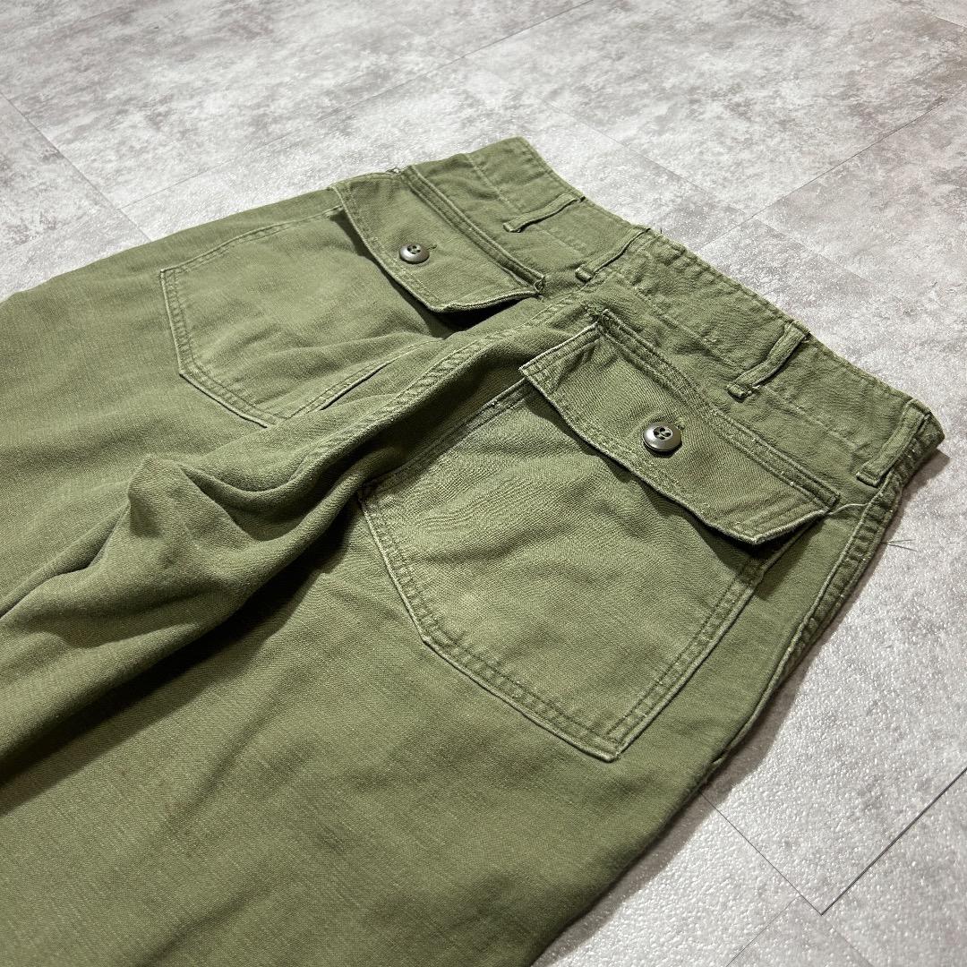70s アメリカ軍 OG107 ベイカーパンツ 32×31