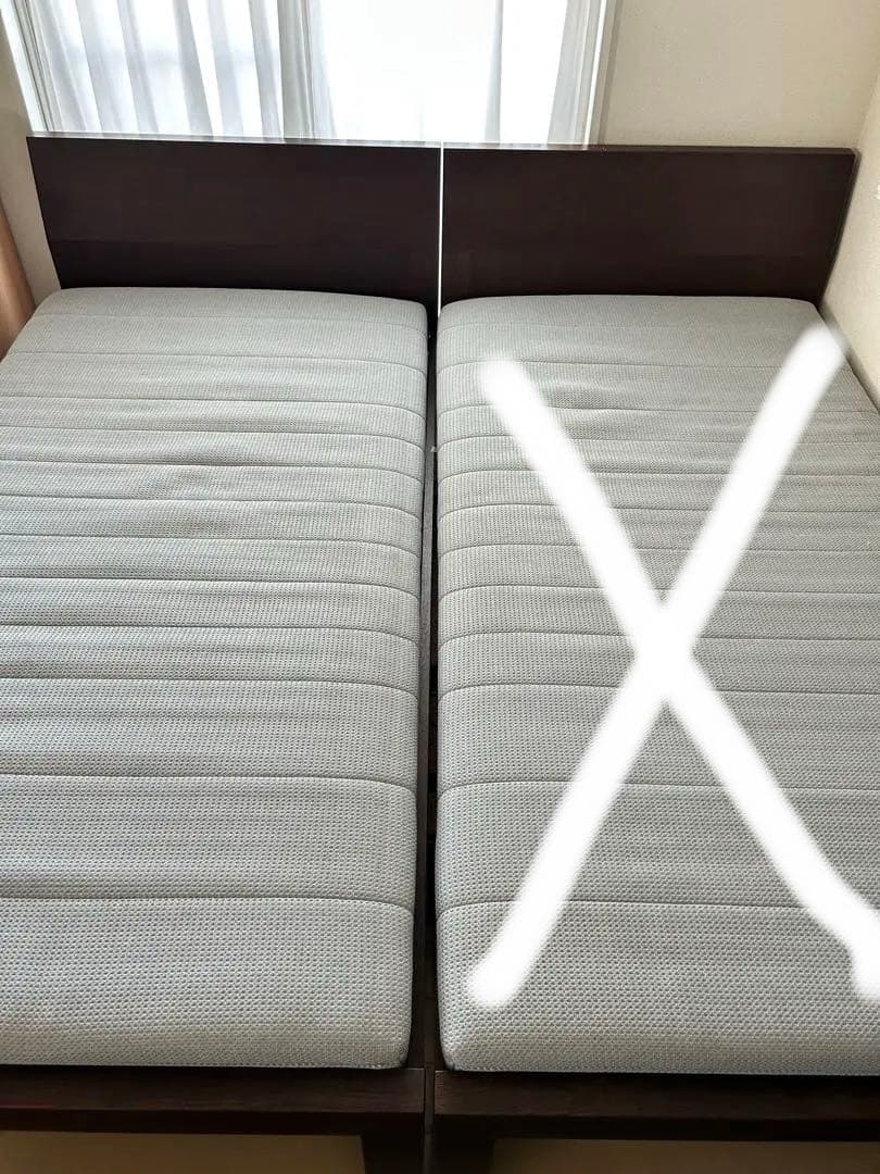 格安　ブランド家具　マットレス　安い　ベッドフレーム　ベッド　カリモク　シングル