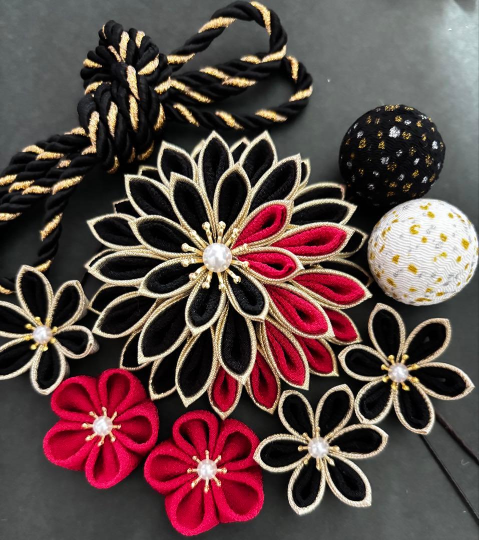 つまみ細工　髪飾り　オーダーページ