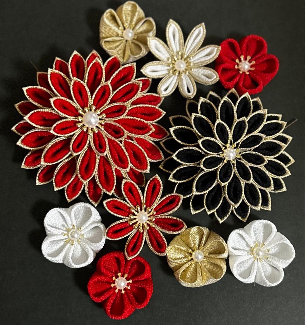 つまみ細工　髪飾り　オーダーページ