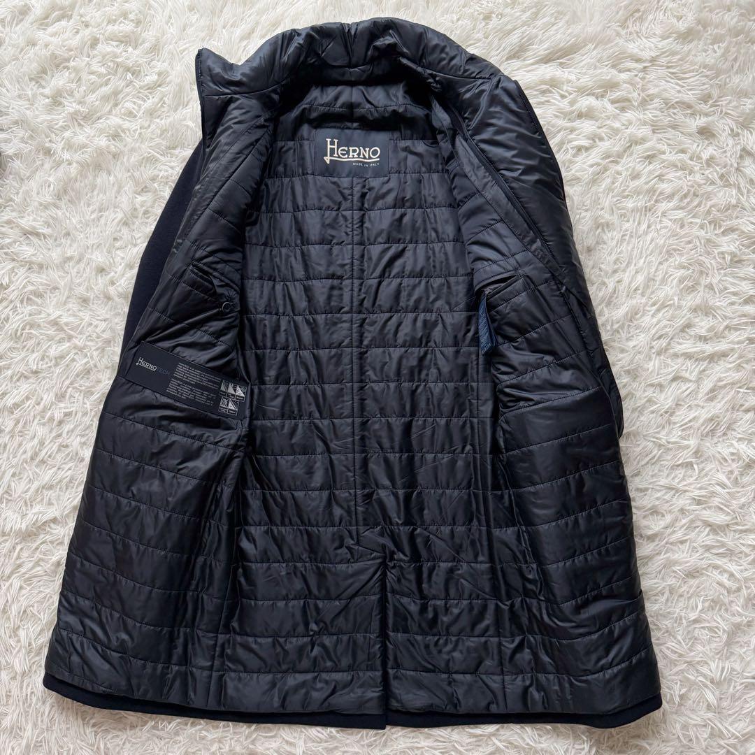 美品⭐︎HERNOヘルノ2way ダウンライナー チェスターコート ネイビー