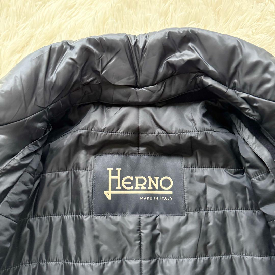美品⭐︎HERNOヘルノ2way ダウンライナー チェスターコート ネイビー