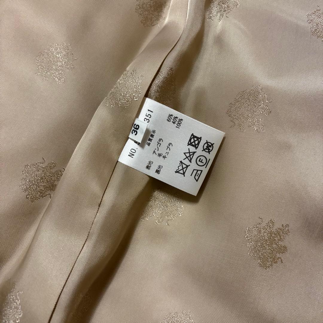 極美品　現行モデル オールドイングランド アンゴラビーバーフードコート 36