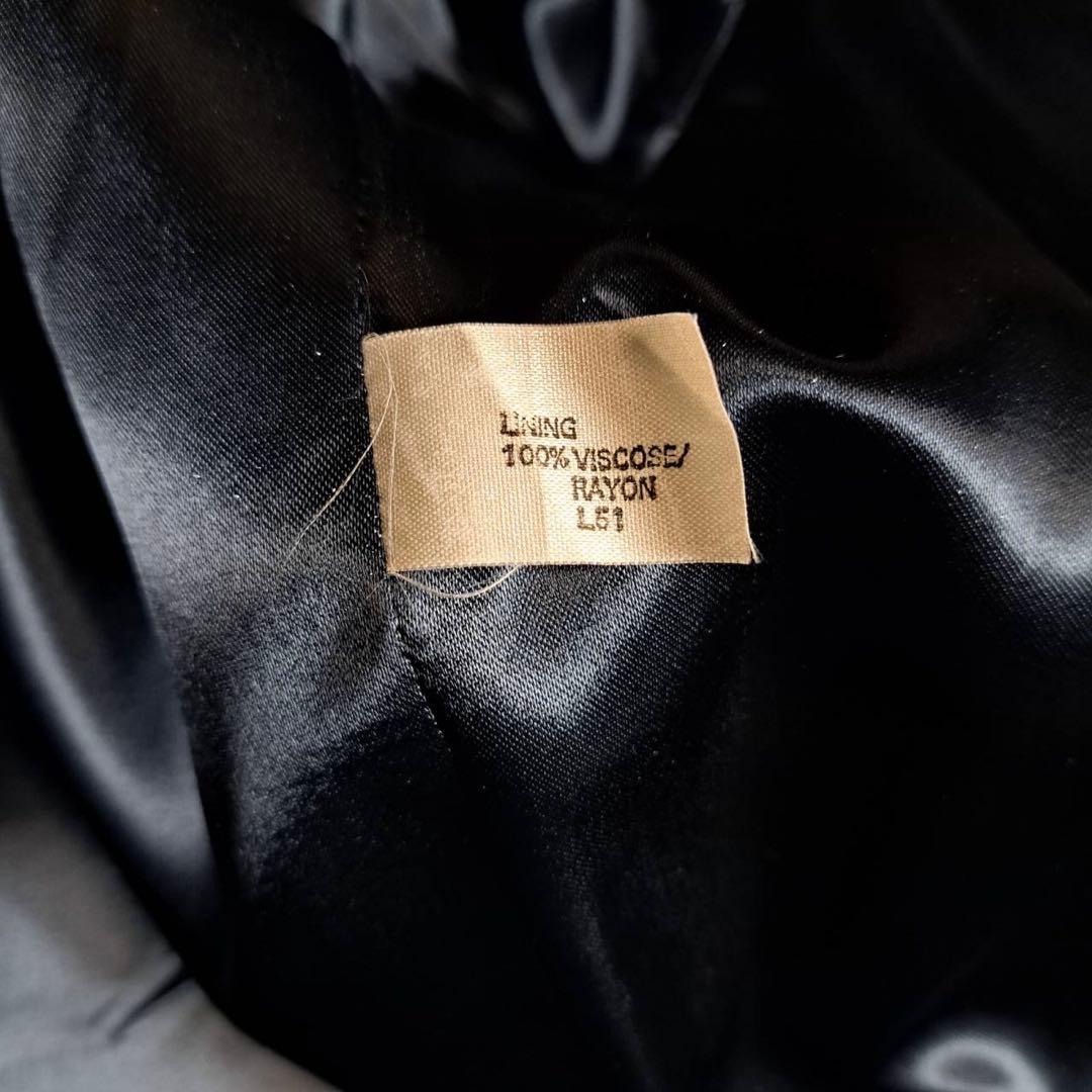 美品　アクアスキュータム　チェスターコート　カシミヤ　ネイビー　比翼