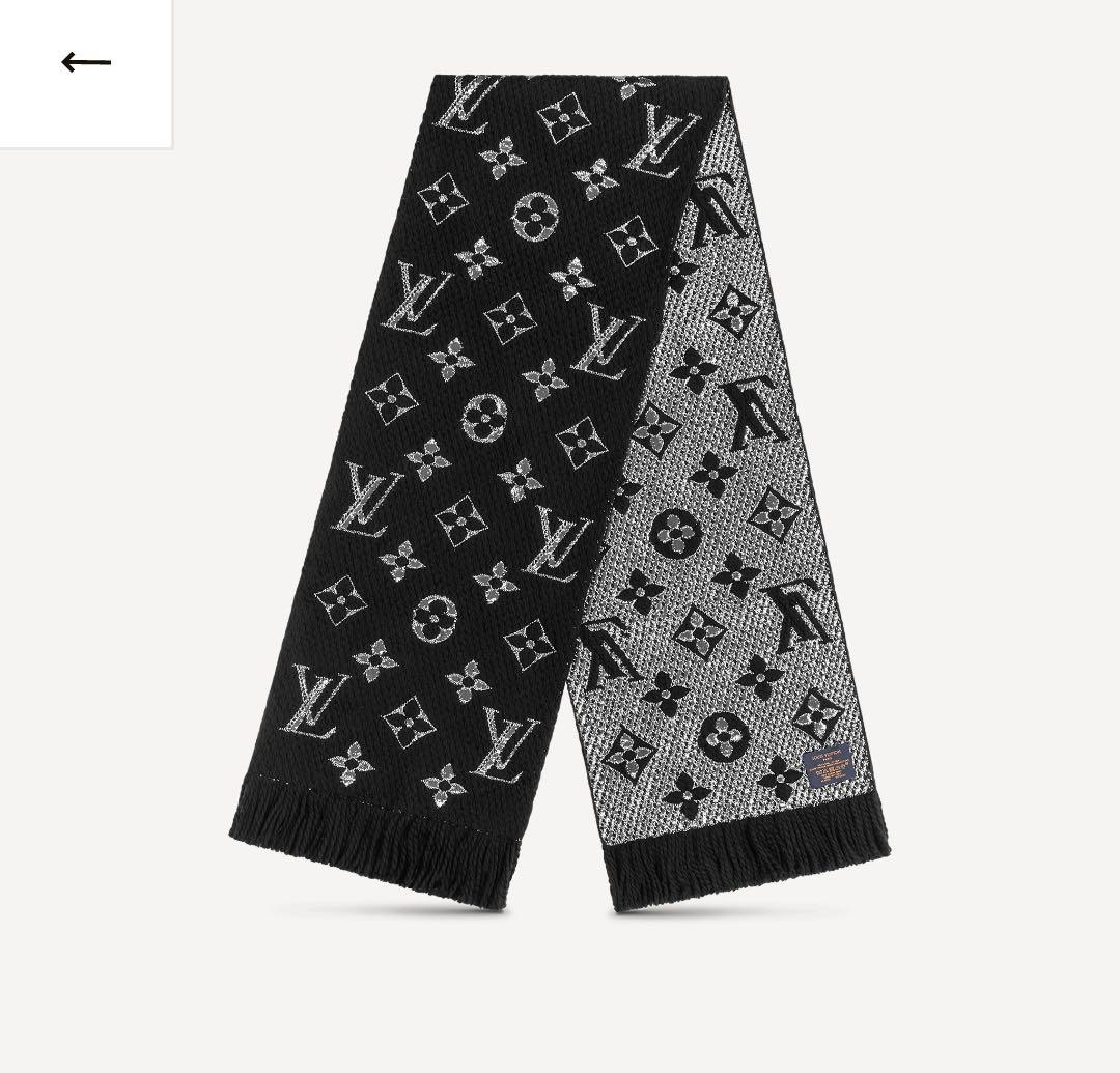 LOUIS VUITTON ブラック マフラー
