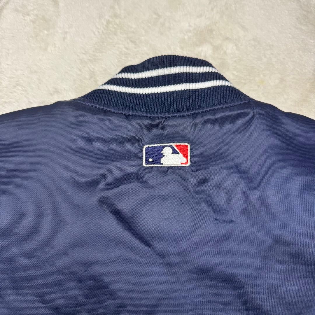 人気☆ majestic yankees スタジャン チ ームロゴ 刺繍 XL