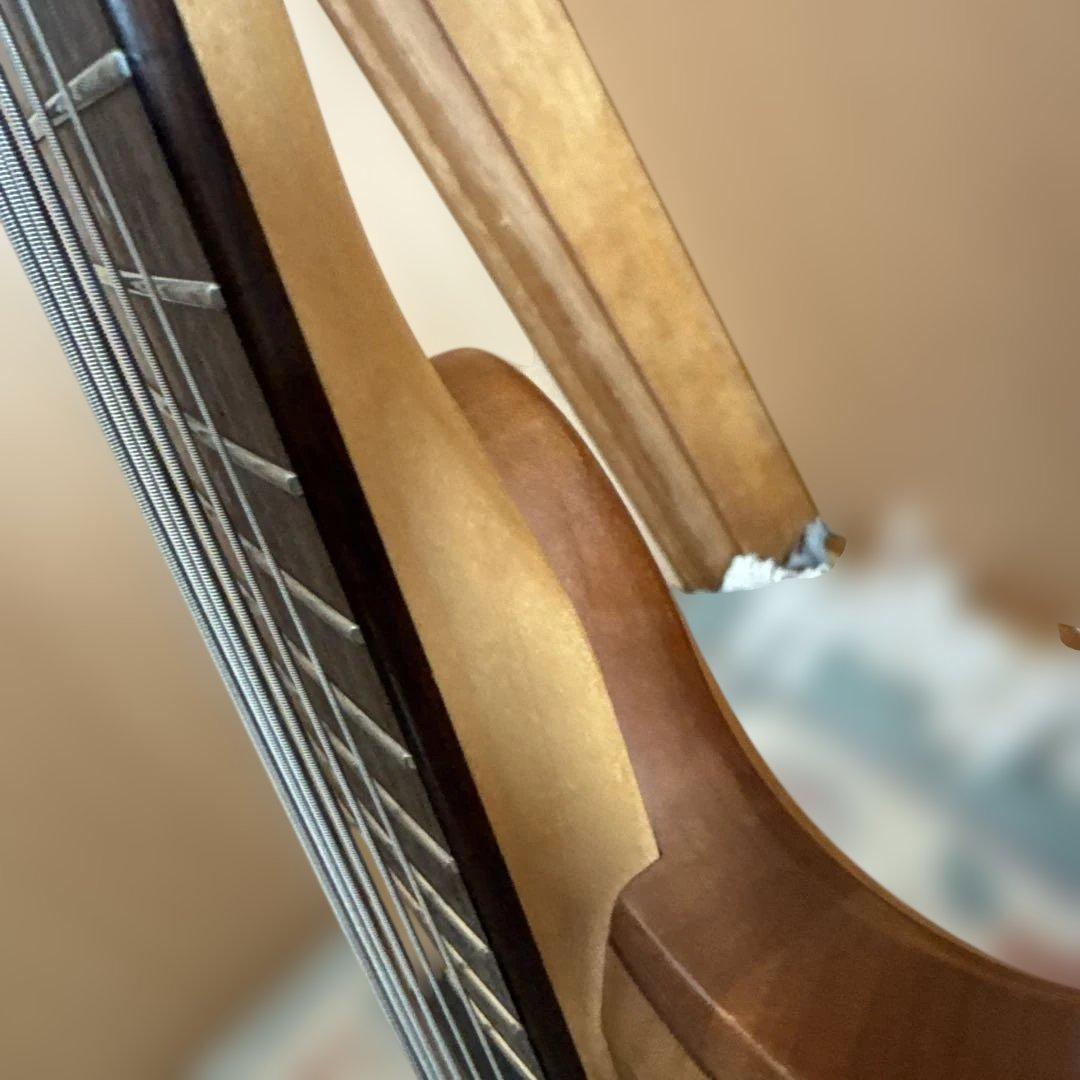 エレキベース 6弦 ナチュラルウッド ibanes btb556