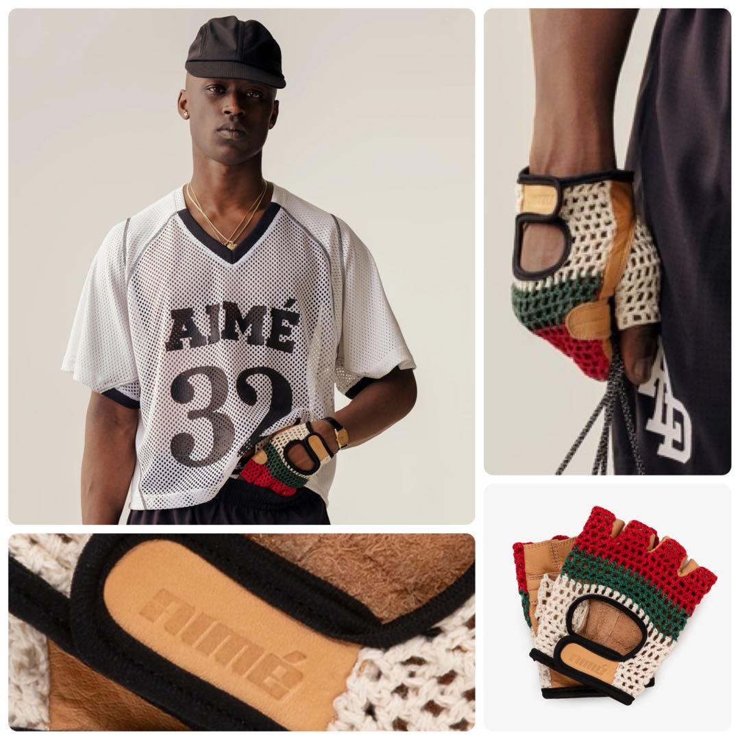 国内未展開】 エメレオンドレ フィンガーレス グローブ タン L/XL