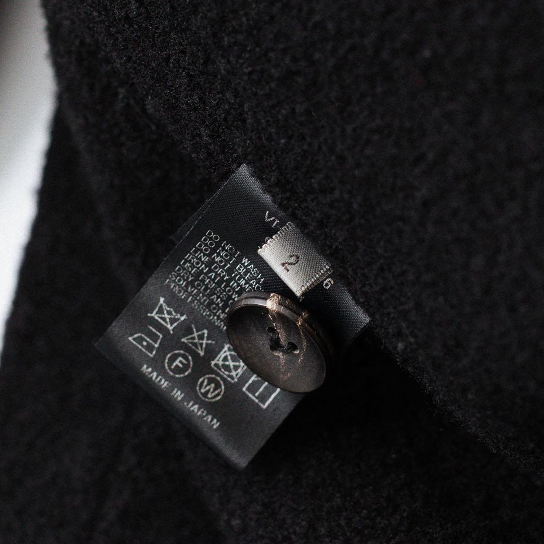 The Viridi-anne 圧縮ウールジャケット　ブラック サイズ2