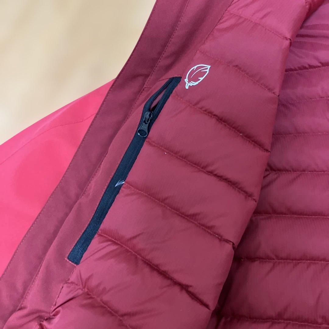 デカトロン　WEDZE 赤 スキーウェア フード付き　サイズS