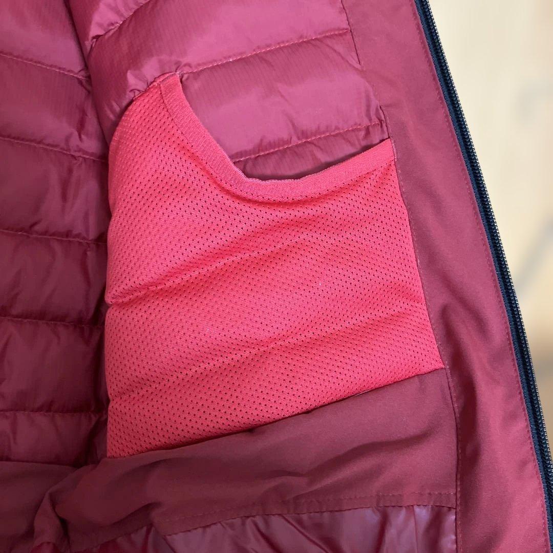 デカトロン　WEDZE 赤 スキーウェア フード付き　サイズS