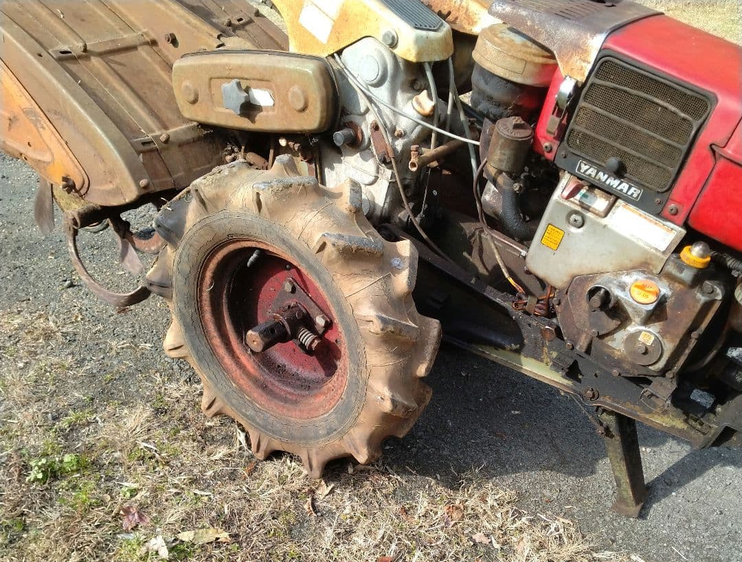 始動OK ヤンマー】 耕耘機 歩行型 YC70 ディーゼルエンジン 昭和46