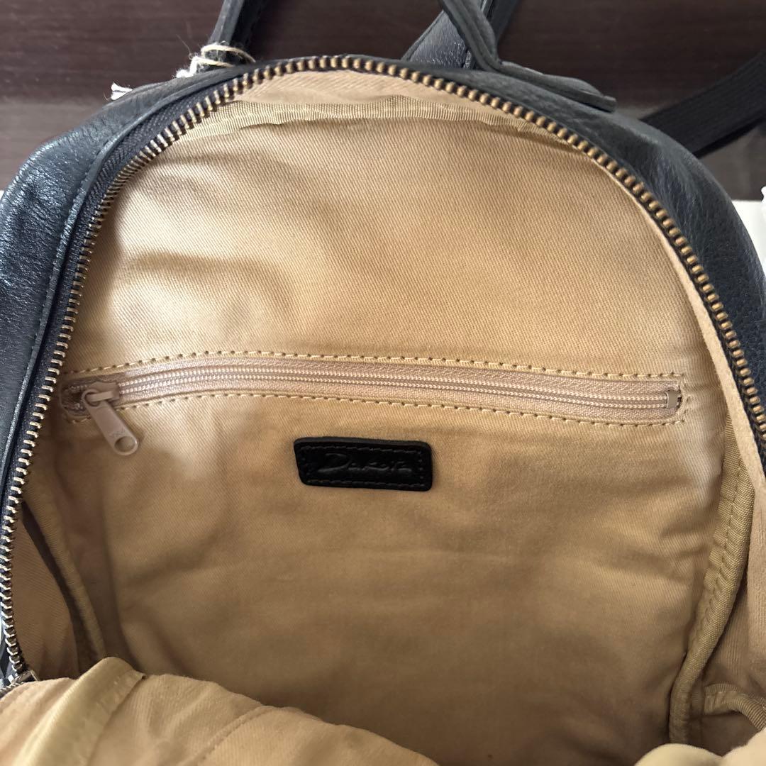 [新品未使用品]Dakota ダコタ　黒 革リュック・バックパック　タグ付き