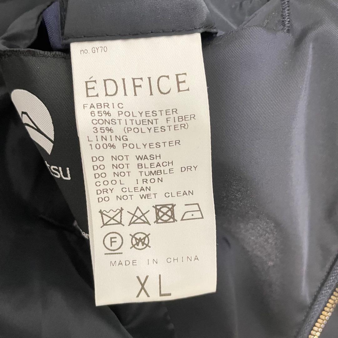 美品✨EDIFICE エディフィス フード付き コート　KOMATSU XL